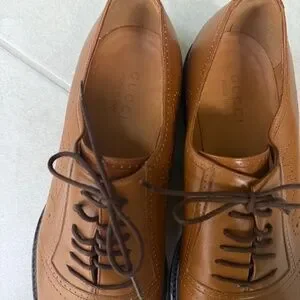 Gucci | Shoes | Gucci Mens Leather Brogue Oxford Dress Shoes 